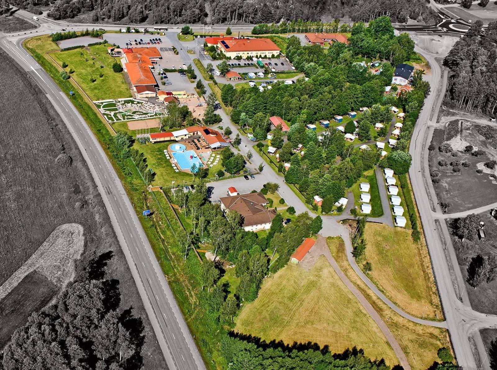 Hotel Bjoerkbackens Stugby I Vimmerby Exteriér fotografie